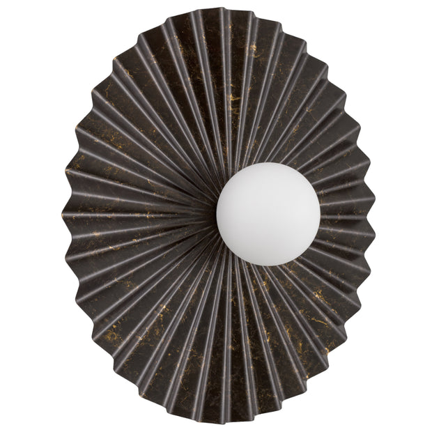 KINSO Antique Copper with Opal Ball 50cm G9 Wall Light