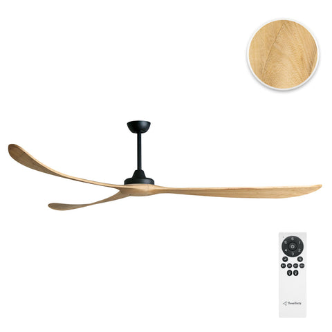 KIRRA DC 100IN/254CM BLACK/NATURAL BLADES