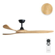 KIRRA DC 60IN/152CM BLACK/NATURAL BLADES