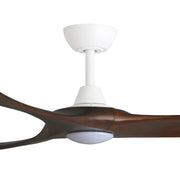 KIRRA DC 60IN/152CM WHITE/WALNUT BLADES+17W LED