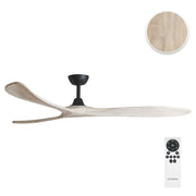 KIRRA DC 72IN/182CM BLACK/WEATHERED OAK BLADES