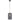 Korova Medium Pendant Brass and Smoke