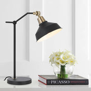 Kylan 20 Table Lamp Antique Brass and Black