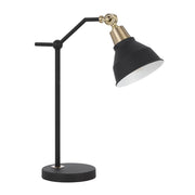 Kylan 15 Table Lamp Antique Brass and Black