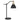 Kylan 15 Table Lamp Antique Brass and Black