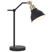 Kylan 15 Table Lamp Antique Brass and Black