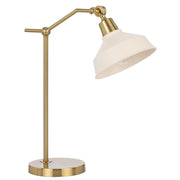 Kylan 20 Table Lamp Antique Gold and Beige