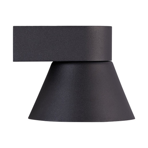Kyklop Cone Down Wall light Black IP54