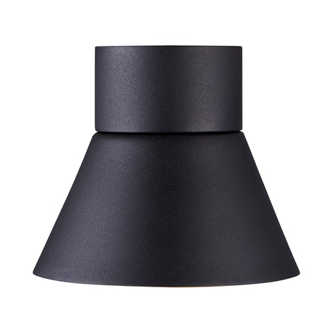 Kyklop Cone Down Wall light Black IP54