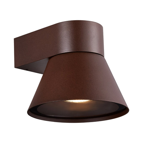 Kyklop Cone Down Wall light Rusty IP54