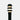 L600 Louvred Bollard Top HEAD ONLY - Black w Opal