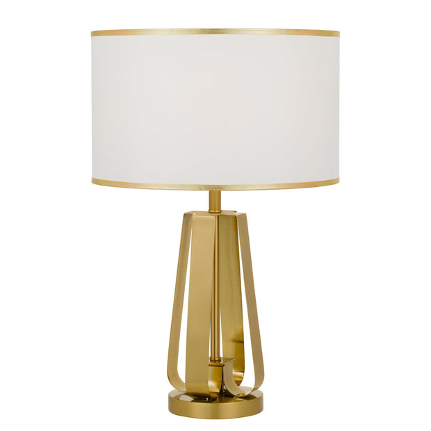 Laila Table Lamp Antique Gold and Ivory
