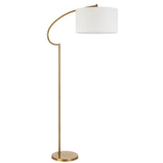 Laine Floor Lamp Antique Gold and Ivory