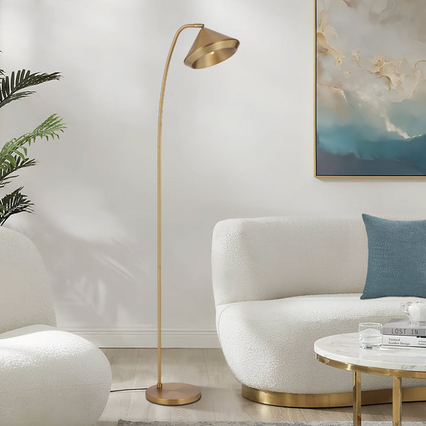 Larson G9 Floor Lamp Brass