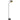 Larson G9 Floor Lamp Black and Brass