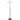 LASIAN 2xE27 Wood Painted, Antique Gold and White Floor Lamp