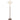 LASIAN 2xE27 Wood Painted, Antique Gold and White Floor Lamp
