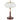 LASIAN E27 Wood Painted, Antique Gold and White Table Lamp