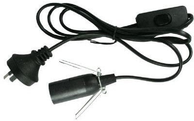 Cord for Salt lamps 240v- BLACK