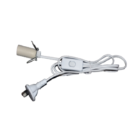 Cord for Salt lamps 240v- WHITE