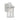 Lenore IP43 Small Wall Light White with Seeded Glass