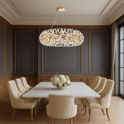 Lerida 24lt G9 Round Pendant Gold