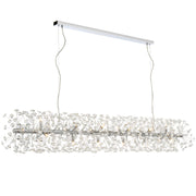 Lerida 18lt G9 Rectangular Pendant Chrome