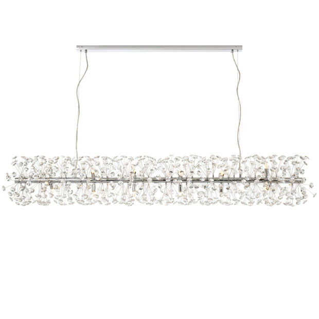 Lerida 18lt G9 Rectangular Pendant Chrome