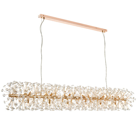 Lerida 18lt G9 Rectangular Pendant Gold