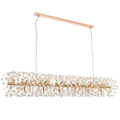 Lerida 18lt G9 Rectangular Pendant Gold