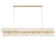 Lerida 18lt G9 Rectangular Pendant Gold