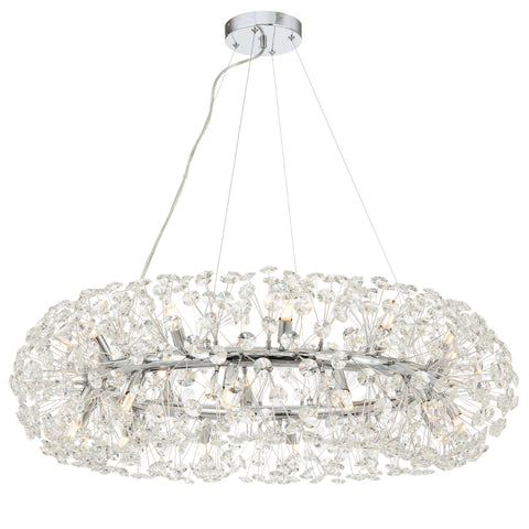Lerida 24lt G9 Round Pendant Chrome