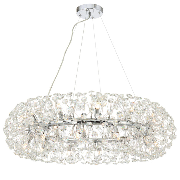 Lerida 24lt G9 Round Pendant Chrome