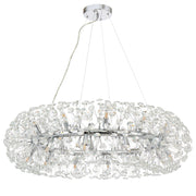 Lerida 24lt G9 Round Pendant Chrome