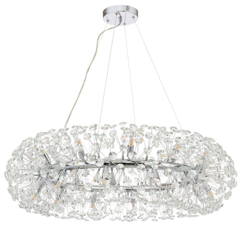 Lerida 24lt G9 Round Pendant Chrome