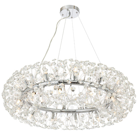Lerida 24lt G9 Round Pendant Chrome