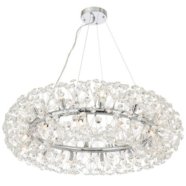 Lerida 24lt G9 Round Pendant Chrome