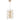 Lerida 6 Light Vertical Gold & Clear Pendant
