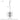 Lerida 6 Light Vertical Gold & Clear Pendant