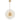 Lerida 8lt Round Pendant Gold