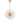 Lerida 8lt Round Pendant Gold