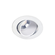 8w CCT LED Adjustable White Frame Dimmable 60º Deep Set Downlight