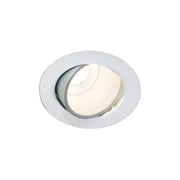 8w CCT LED Adjustable White Frame Dimmable 60º Deep Set Downlight