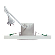 8w CCT LED Adjustable White Frame Dimmable 60º Deep Set Downlight