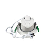 8w CCT LED Adjustable White Frame Dimmable 60º Deep Set Downlight
