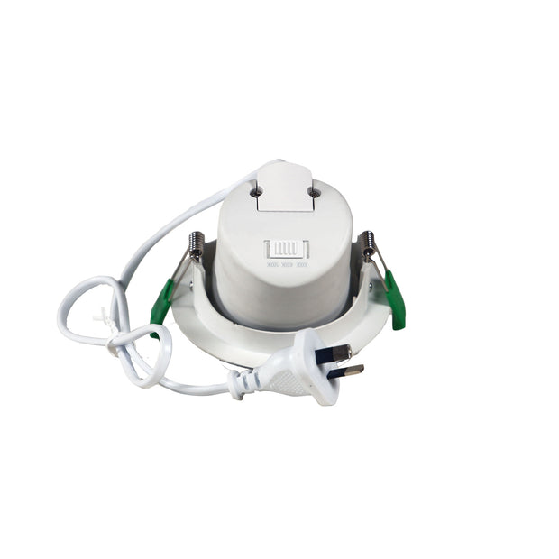 8w CCT LED Adjustable White Frame Dimmable 60º Deep Set Downlight