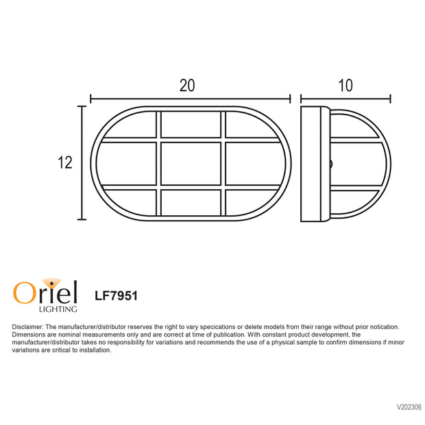 Osmo IP65 Exterior IP44 Bulkhead White