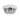 RUND White 18cm E27 IP54 Round Caged Black Bunker Light