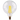 8w G125 Spherical Clear B22 Dimmable Daylight