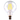 6W LED B22 G95 5000k Globe